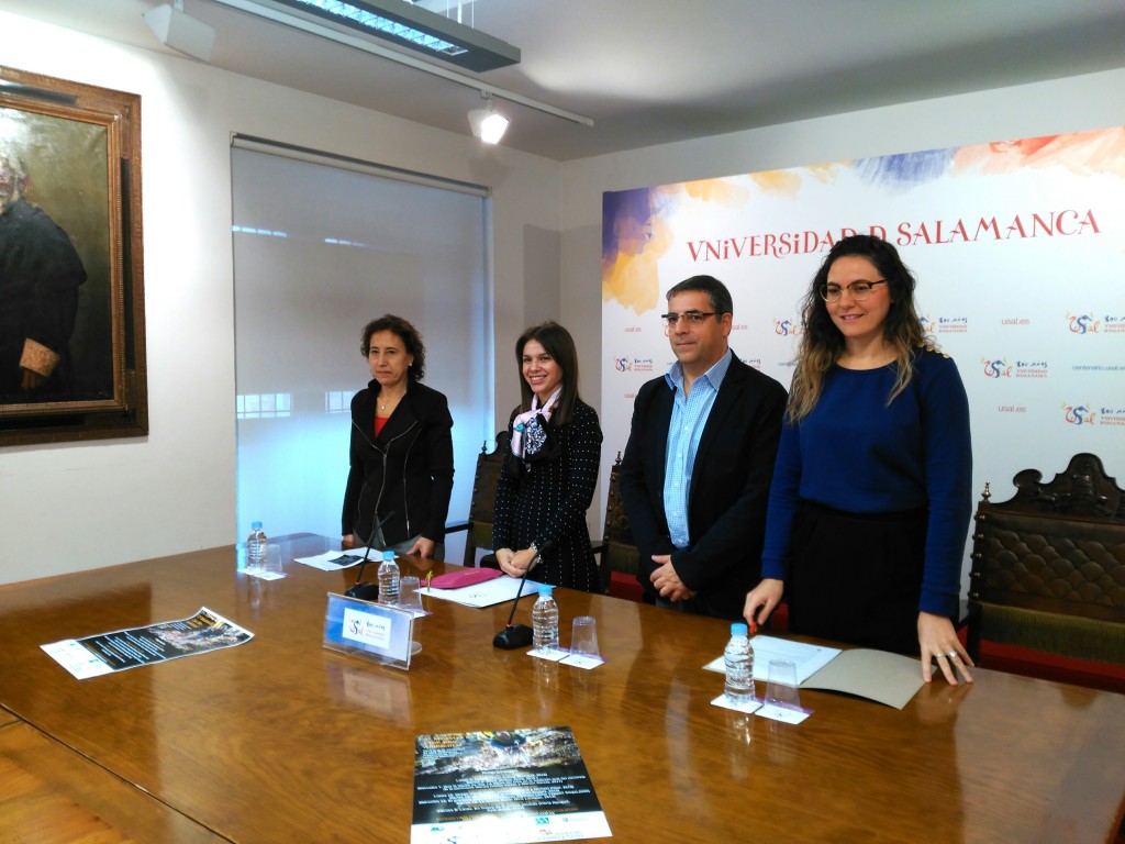 De izquierda a derecha: Rosario Arévalo, Ana Belén Ríos, Carmelo Ávila y Mar Marcos.