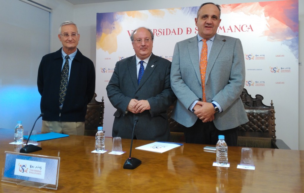 De izquierda a derecha: Eugenio Santos, Enrique Cabero y Nicolás Rodríguez