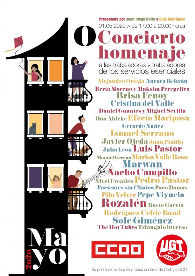Concierto Homenaje Servicios Esenciales 1deMayo2020